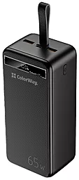 Повербанк ColorWay Powerful 40000 mAh 65W PD/QC Black - фото Повербанк ColorWay Powerful 40000 mAh 65W PD/QC Black