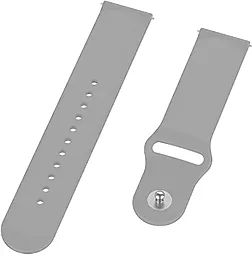 Сменный ремешок для умных часов Xiaomi Amazfit Bip/Bip Lite/Bip S Lite/GTR 42mm/GTS/TicWatch S2/TicWatch E (706200) Gray