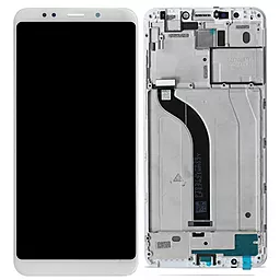 Дисплей Xiaomi Redmi 5 с тачскрином и рамкой, оригинал, White - фото Дисплей Xiaomi Redmi 5 с тачскрином и рамкой, оригинал, White