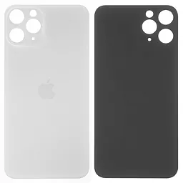Задняя крышка корпуса Apple iPhone 11 Pro (small hole) Silver