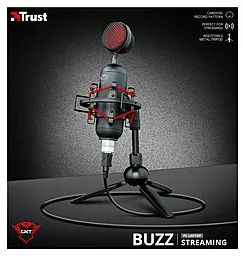 Мікрофон Trust GXT 244 Buzz USB Streaming Microphone Black (23466) - мініатюра 6 Мікрофон Trust GXT 244 Buzz USB Streaming Microphone Black (23466) - мініатюра 6
