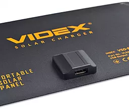 Солнечное зарядное устройство Videx 5w black (VSO-F505U) - миниатюра 2