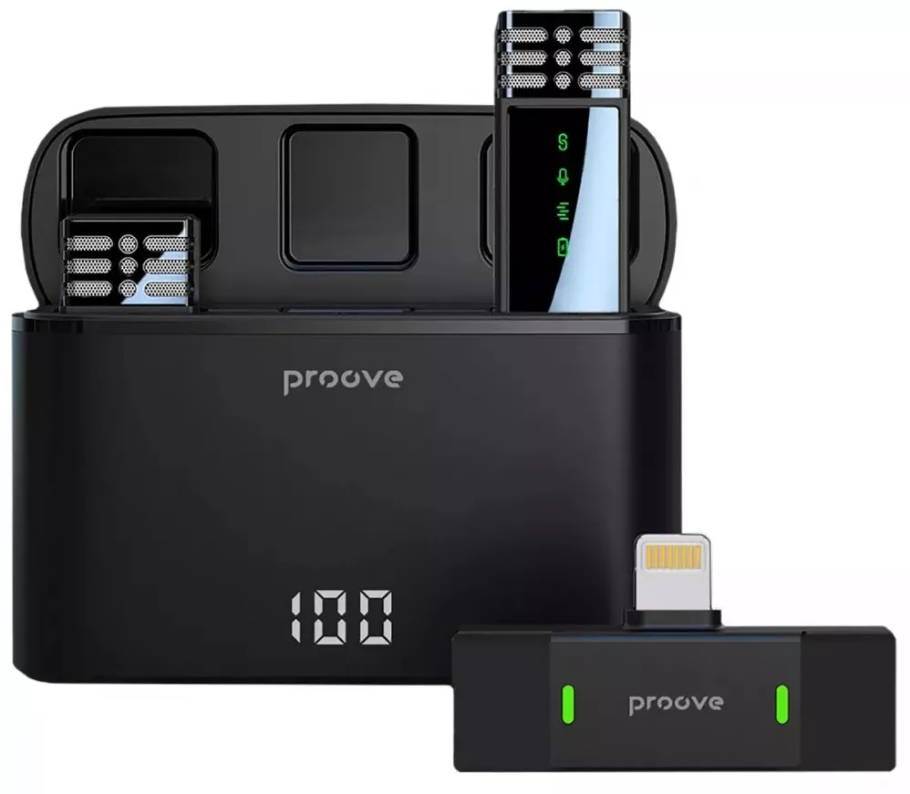 Микрофон Proove Record Lightning  Black (PMRC00010102) - фото 1
