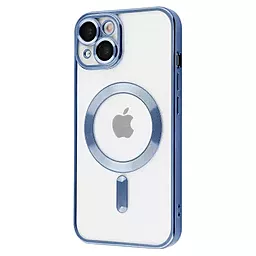 Чехол 1TOUCH Metal Matte Case with MagSafe для Apple iPhone 13 Sierra Blue