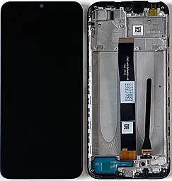 Дисплей Xiaomi Redmi 10A с тачскрином и рамкой, Black - фото Дисплей Xiaomi Redmi 10A с тачскрином и рамкой, Black