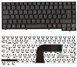 Клавиатура для ноутбука Asus A3 A / E / H / F / V A4 A4000 A7 F5 G2 M9 R20 X50 Z8 Z8000 шлейф вправо черная