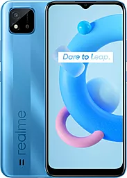 Смартфон Realme C11 2021 4/64GB Blue - фото Смартфон Realme C11 2021 4/64GB Blue