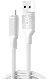 Кабель XO NB265 USB-A - micro USB 12w 2.4a 1м cable white - фото Кабель XO NB265 USB-A - micro USB 12w 2.4a 1м cable white