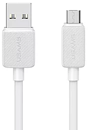 Кабель Usams US-SJ690 USB-A - micro USB 10w 1м cable White - фото Кабель Usams US-SJ690 USB-A - micro USB 10w 1м cable White