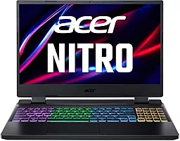 Ноутбук Acer Nitro 5 AN515-58 15.6" FHD IPS, Intel i7-12700H, 16GB, F512GB, NVD4060-8, Lin, чорний