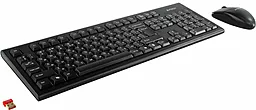 Комплект (клавіатура+мишка) A4Tech Wireless 3100N V-Track (black)