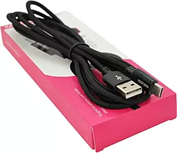 USB Кабель iKaku KSC-698 XIANGSU 12W 2.4A 2M USB Type-C Cable Black