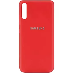 Чехол Epik Silicone Cover My Color Full Protective (A) Samsung A750 Galaxy A7 2018 Red