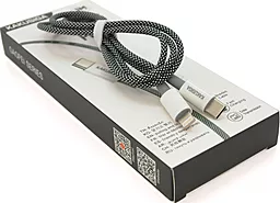 Кабель iKaku KSC-723 GAOFEI USB Type-C - Lightning 20w 3a 1м PD сable Black - фото Кабель iKaku KSC-723 GAOFEI USB Type-C - Lightning 20w 3a 1м PD сable Black