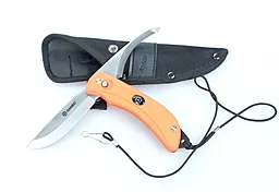 Ganzo  нож G802-OR Оранжевый в деревянной коробке