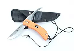 Ganzo нож G802-OR Orange в деревянной коробке - фото Ganzo нож G802-OR Orange в деревянной коробке