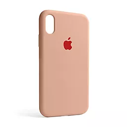 Чехол Silicone Case Full для Apple iPhone XR Grapefruit