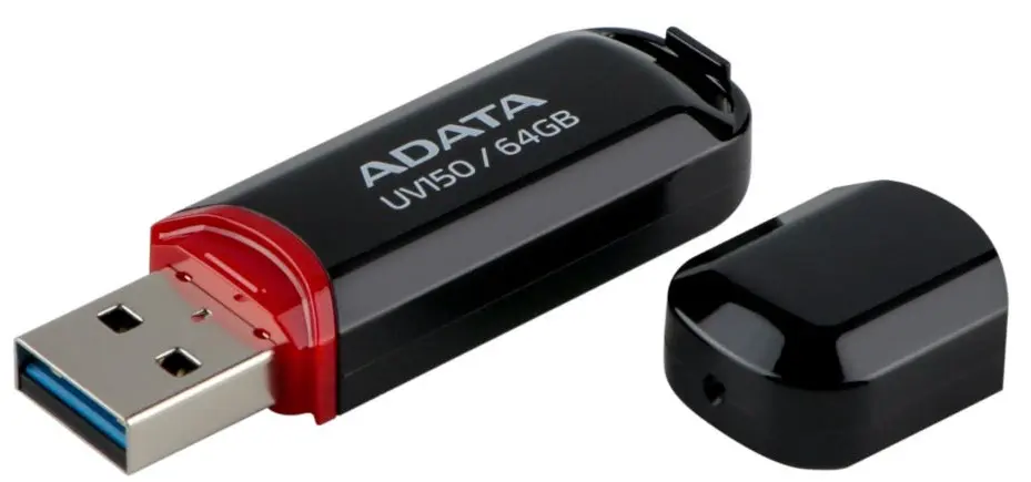 Флешка ADATA UV150 64Gb USB 3.2 Black - фото 2