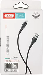 Кабель XO NB-Q165 USB-A - Lightning 12w 3a 1м cable Black - мініатюра 2 Кабель XO NB-Q165 USB-A - Lightning 12w 3a 1м cable Black - мініатюра 2