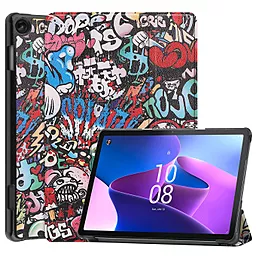 Чехол для планшета BeCover Smart Case для Lenovo Tab M10 TB-328F (3rd Gen) 10.1" Graffiti (708294) - фото Чехол для планшета BeCover Smart Case для Lenovo Tab M10 TB-328F (3rd Gen) 10.1" Graffiti (708294)