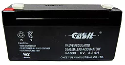 Акумуляторна батарея Casil 6V 3.3Ah (CA633) - мініатюра 3