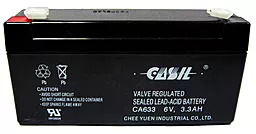 Акумуляторна батарея Casil 6V 3.3Ah (CA633) - мініатюра 3 Акумуляторна батарея Casil 6V 3.3Ah (CA633) - мініатюра 3