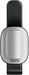 Автодержатель для очков Baseus Platinum Eyewear Clip Silver (ACYJN-B0S) - фото Автодержатель для очков Baseus Platinum Eyewear Clip Silver (ACYJN-B0S)