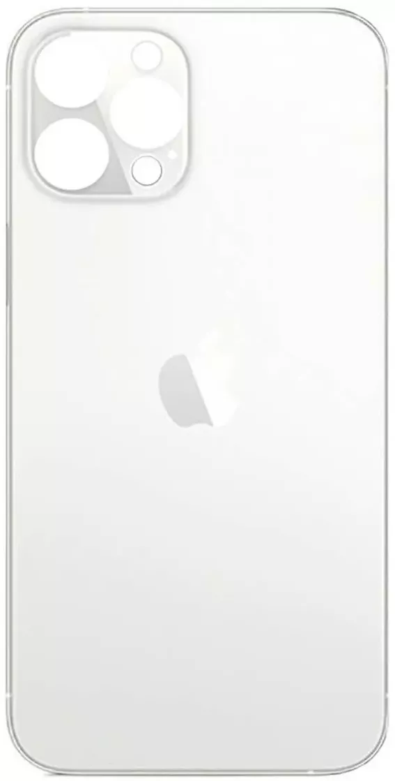 Задняя крышка корпуса Apple iPhone 12 Pro (small hole) Silver - фото 1