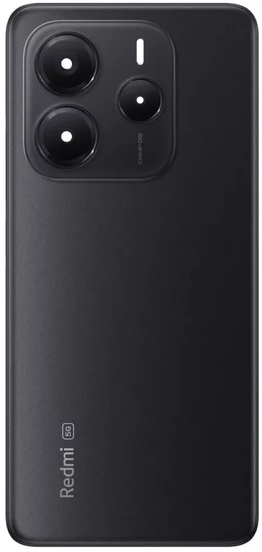 Задня кришка корпусу Xiaomi Redmi Note 14 5G зі склом камери Midnight Black - фото 1