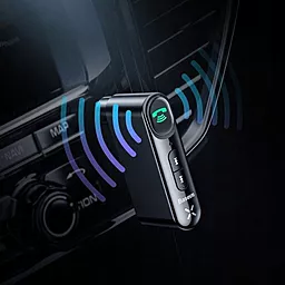 Bluetooth адаптер Baseus Qiyin AUX Car Bluetooth Receiver Black (WXQY-01) - миниатюра 6 Bluetooth адаптер Baseus Qiyin AUX Car Bluetooth Receiver Black (WXQY-01) - миниатюра 6