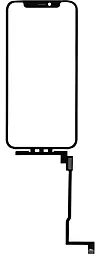 Сенсор (тачскрин) Apple iPhone 11 с микросхемой, с рамкой, (с OCA пленкой), оригинал, Black