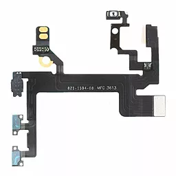 Шлейф iPhone 5S з кнопкою включення і регулювання гучності Original - фото Шлейф iPhone 5S з кнопкою включення і регулювання гучності Original
