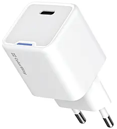Сетевое зарядное устройство ColorWay 35w GaN/PPS PD USB-C ports charger white (CW-CHS056PD-WT) - фото Сетевое зарядное устройство ColorWay 35w GaN/PPS PD USB-C ports charger white (CW-CHS056PD-WT)
