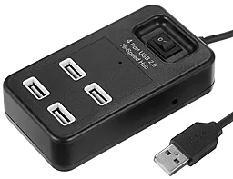 USB хаб EasyLife P-1601 4-in-1 black - фото USB хаб EasyLife P-1601 4-in-1 black