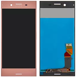 Дисплей Sony Xperia XZ1 Dual (F8342) с тачскрином, оригинал, Pink - фото Дисплей Sony Xperia XZ1 Dual (F8342) с тачскрином, оригинал, Pink