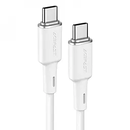 Кабель AceFast C2-03 USB Type-C - Type-C 60w 3a 1.2м PD cable White - фото Кабель AceFast C2-03 USB Type-C - Type-C 60w 3a 1.2м PD cable White