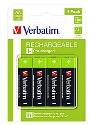 Акумулятор Verbatim Premium AA/HR06 NI-MH 2500 mAh BL 4шт 1.2 V