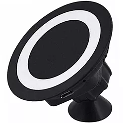 Держатель с беспроводной зарядкой NICHOSI Car Wireless Glue Touch Charger Pad R350 Black - фото Держатель с беспроводной зарядкой NICHOSI Car Wireless Glue Touch Charger Pad R350 Black