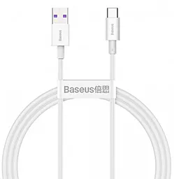 Кабель USB Baseus Superior Series Fast Charging 66w 6a 2m USB Type-C cable white (CATYS-A02)