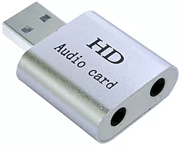 Внешняя звуковая карта Dynamode USB 8 (7.1) каналов 3D Aluminium Silver (USB-SOUND7-ALU)