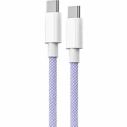 USB PD кабель Gelius iCable GP-UCN010 60w 3a 1.2m USB Type-C - Type-C cable violet - фото USB PD кабель Gelius iCable GP-UCN010 60w 3a 1.2m USB Type-C - Type-C cable violet