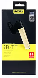 Блютуз гарнитура Remax RB-TT Gold - миниатюра 4 Блютуз гарнитура Remax RB-TT Gold - миниатюра 4