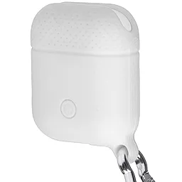 Силиконовый чехол HUXING Series i-Smile для Apple Airpods IPH1458 White (703332)