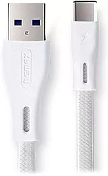 Кабель Remax Full Speed Pro USB-A - Type-C 12w 2.4a 1м cable Silver (RC-090a) - фото Кабель Remax Full Speed Pro USB-A - Type-C 12w 2.4a 1м cable Silver (RC-090a)