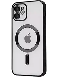 Чехол 1TOUCH Metal Matte Case with MagSafe для Apple iPhone 14 Pro Black - фото Чехол 1TOUCH Metal Matte Case with MagSafe для Apple iPhone 14 Pro Black