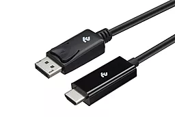 Видеокабель 2E Displayport to HDMI 1.8m (2E-W1705) Черный