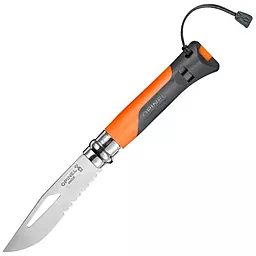 Нож Opinel №8 Outdoor Tangerine (001577) - фото Нож Opinel №8 Outdoor Tangerine (001577)