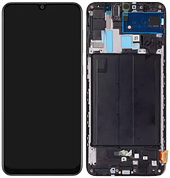 Дисплей Samsung Galaxy A70s A707 з тачскріном і рамкою, оригінал, Black