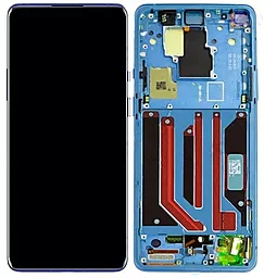 Дисплей OnePlus 8 Pro (IN2020, IN2021, IN2023, IN2025) с тачскрином и рамкой, оригинал, Ultramarine Blue - фото Дисплей OnePlus 8 Pro (IN2020, IN2021, IN2023, IN2025) с тачскрином и рамкой, оригинал, Ultramarine Blue