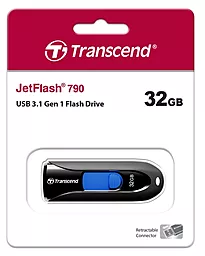 Флешка Transcend JetFlash 790 32GB USB 3.0 (TS32GJF790K) Black - мініатюра 5